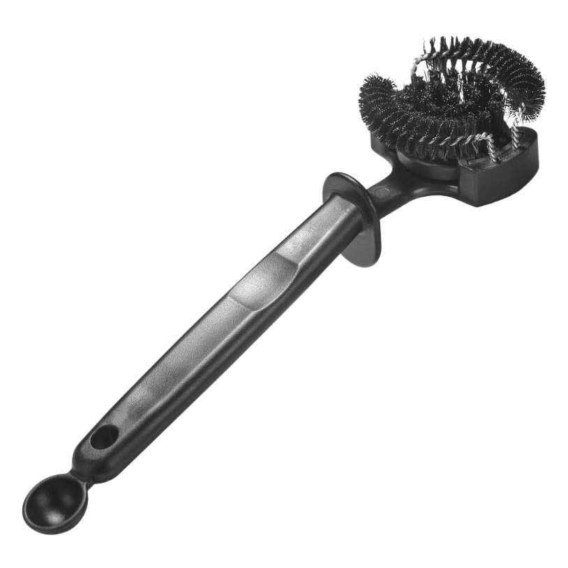 Cepillo de limpieza para cabezal de cafetera, cepillo de limpieza estilo italiano, cabezal redondo desmontable de 5158 mm, venta caliente transfronteriza.