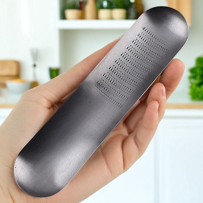 Stainless Steel New Kitchen Ginger Paste Grinder Garlic Paste Grinder Garlic Press Household Baby Food Grinder