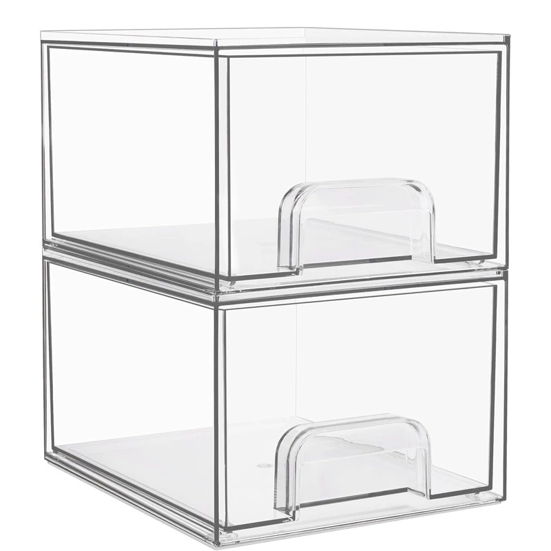 Популярный настольный органайзер для хранения мелочей с выдвижными ящиками, складной, для дома, туалетного столика, косметики, пылезащитный ящик