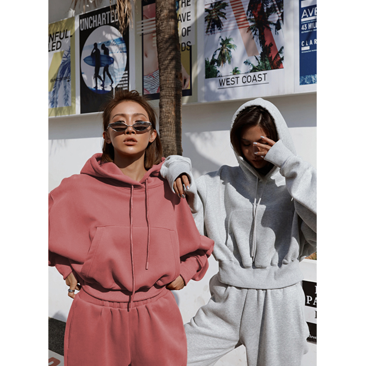 Damen Sweatshirt Und Jogginghose Set Für Sport Und Freizeit_voghion.com