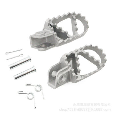 Motorcycle Pedal Modification Accessories Off-Road Motorcycle Four-Stroke 40-12 Aluminum Precision Casting Pedal Pedal Frame (Motorcycle pedals) - 1-pair-pack