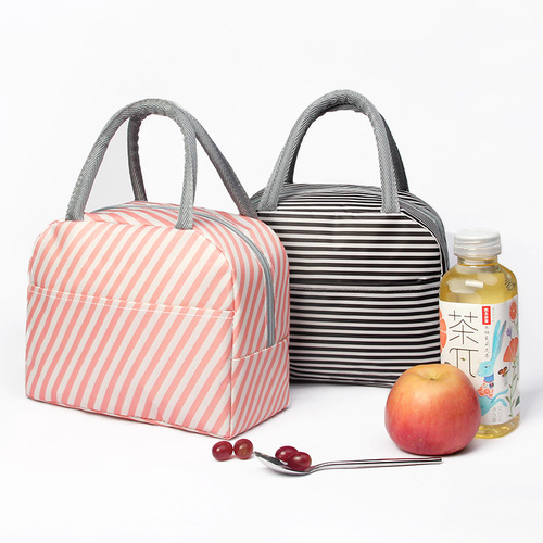 Insulated lunch box bag portable lunch bag thickened picnic bag lunch bag student lunch bag aluminum foil insulated meal bag