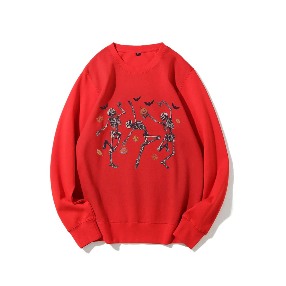 Comfort Colors Dancing Skeleton Casual Crewneck Sweatshirt