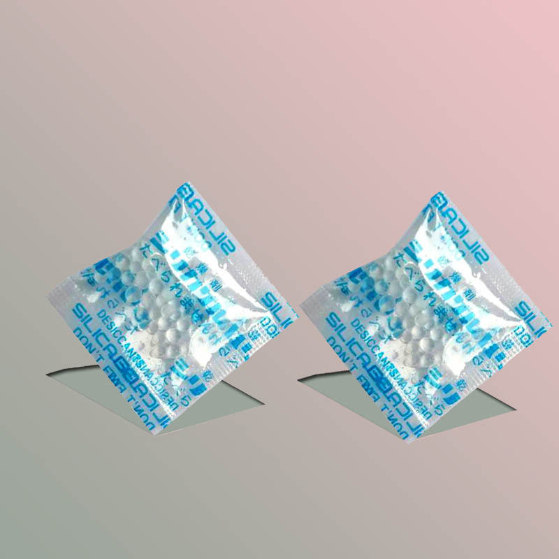 工业干燥剂OPP透明袋防潮珠包服装除湿袋药品防霉干燥2克中英日