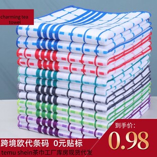 Tea towel kitchen towel dish towel placemat towel absorbent 40*60cm kitchen towel polyester heat transfer tea towel