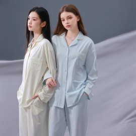 闺蜜睡衣女春秋甜美高级感纯棉长袖休闲可外穿柔软家居服