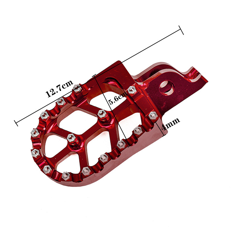 適用CR/CRF/125/250/500/230/450Rオフロード車オートバイCNCアルミニウム合金延長足|undefined