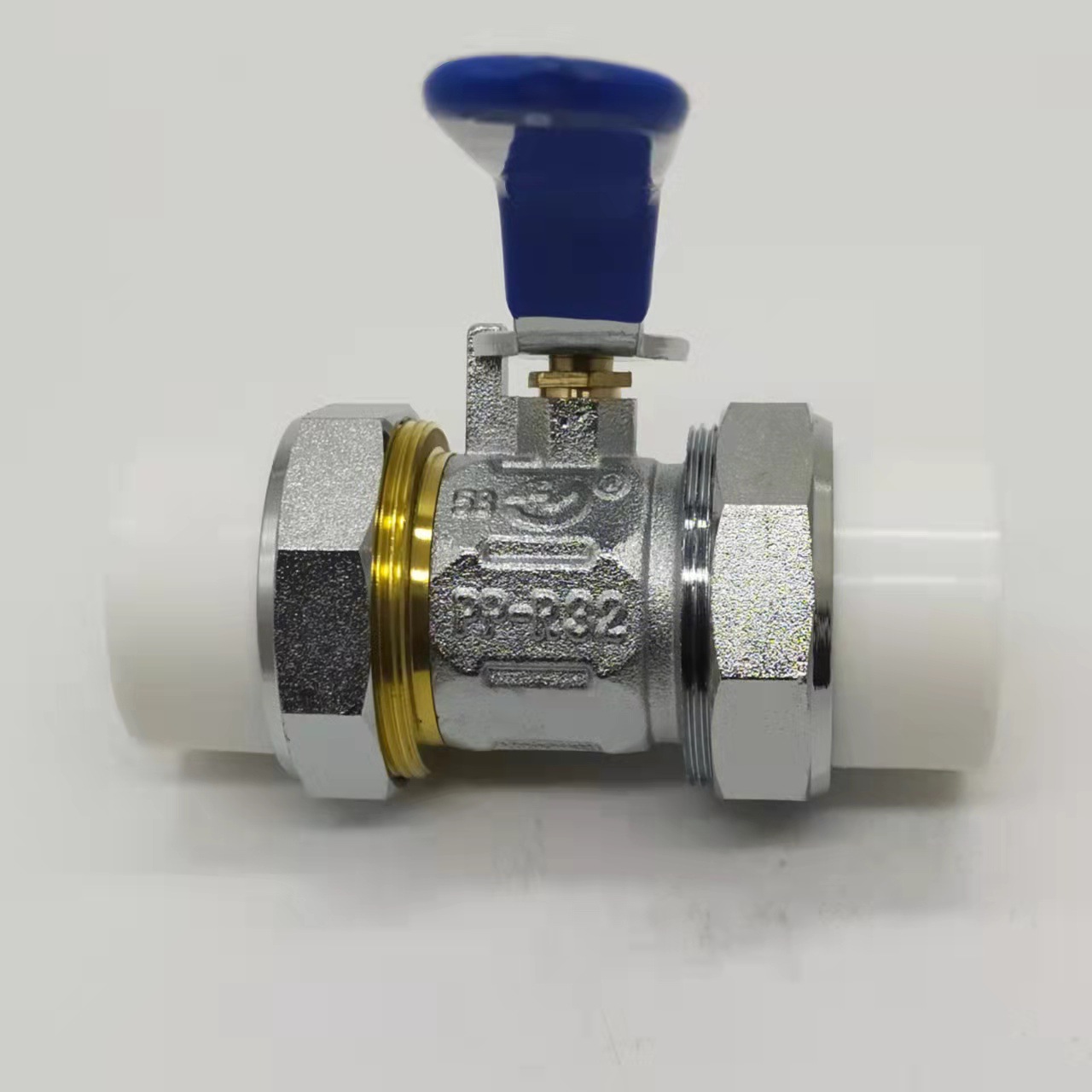 廠家批發 PPR雙活接球閥 銅球銅杆活接黃銅閥門DN20 25 32 40 50