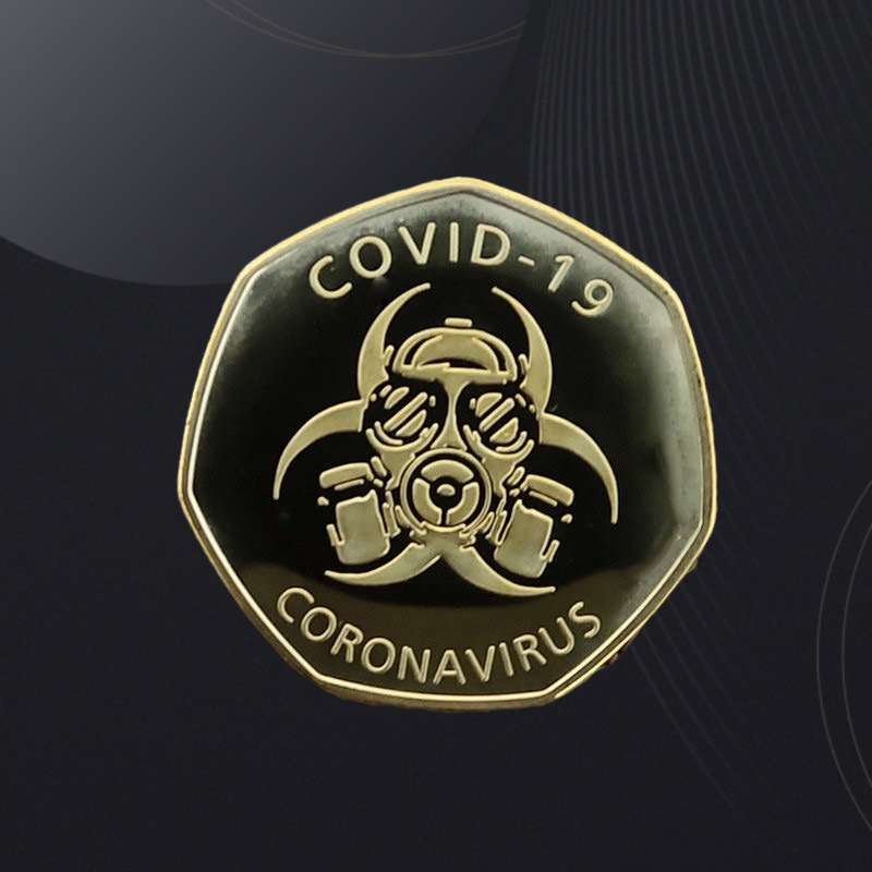 Fight against epidemic situation ISURVIVED2020 commemorative coin 2020 My Survival Memorial Lucky Survivor Coins