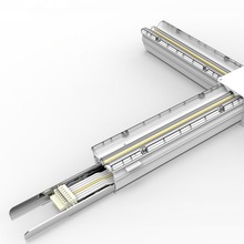 IP20 1500mm White housing LED linear Trunking System light