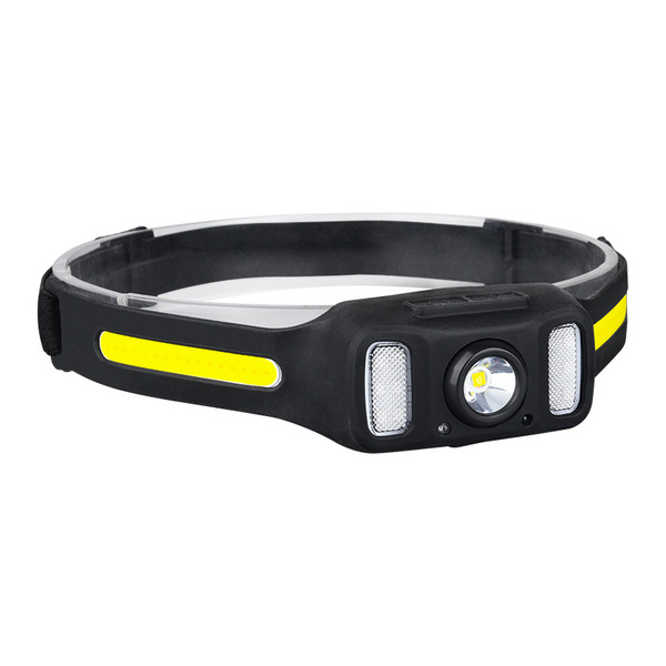 Outdoor silicone sensor headlights fast charging fish-c charged head…