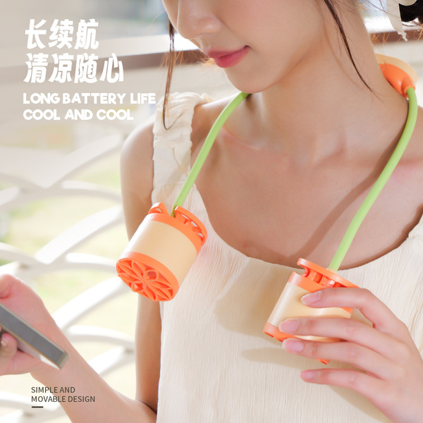 Cartoon handheld travel air fan for students