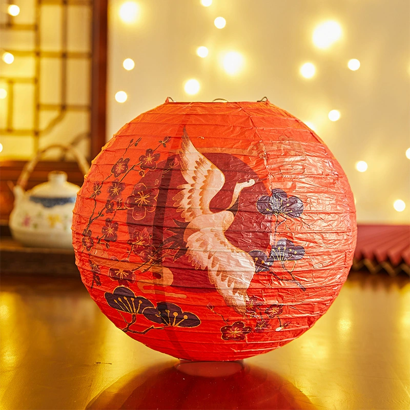 2025 New Style Fortune Mid-Autumn Festival National Style Lanterns National Day Decoration Handmade Lanterns Shopping Mall Window Spring Festival Lanterns