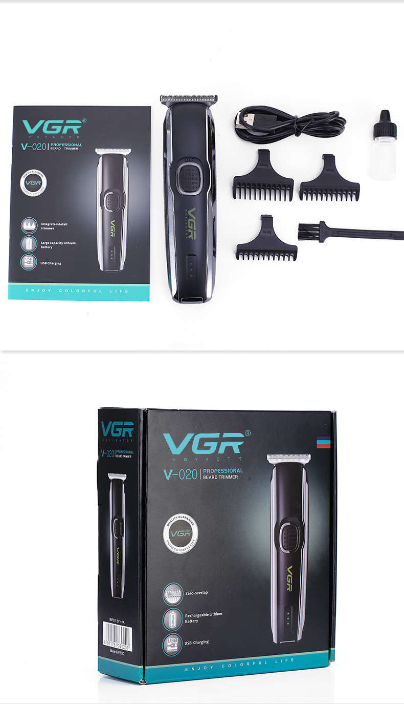 Electric Hair Clipper Rechargeable Cordless Professional Trimmer_voghion.com