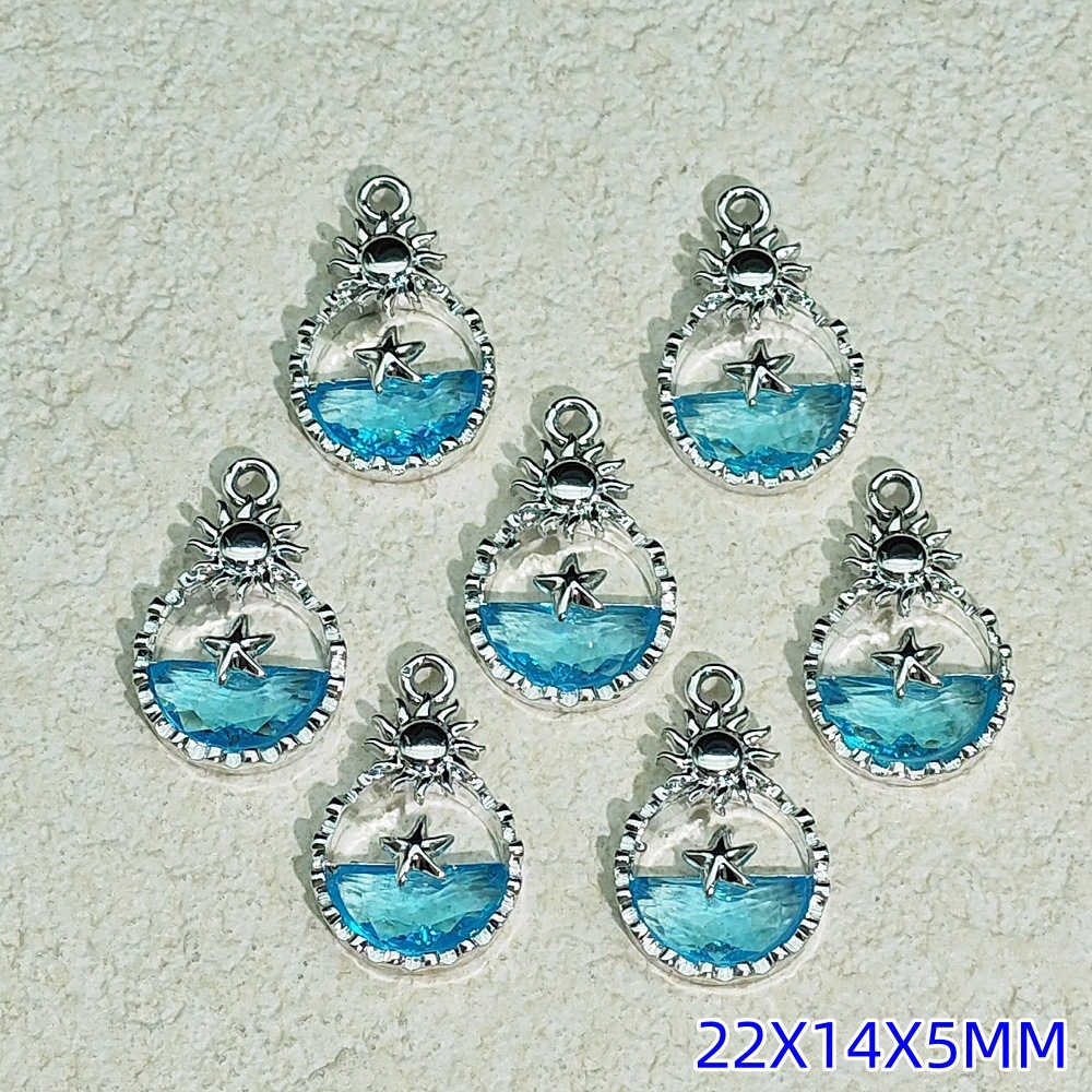 Exquisitos accesorios de joyería colgante de diamante de alta protección ultravioleta al por mayor collar DIY artesanal colgante de materiales de ropa de pulsera