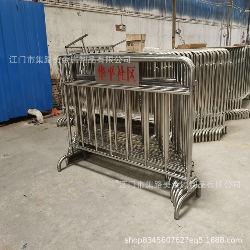 不锈钢铁马1.5米2米201不锈钢铁马现货市政交通道路广场隔离批发