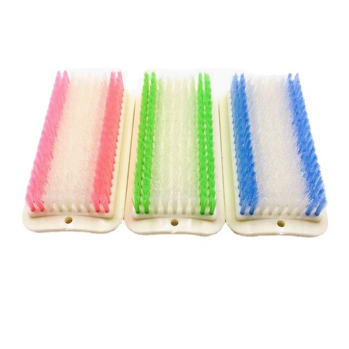 Plastic Laundry Brush Shoe Brush Cleaning Brush Multi-Purpose Comfortable Plastic Square Brush 2 Yuan Manufacturer Wholesale