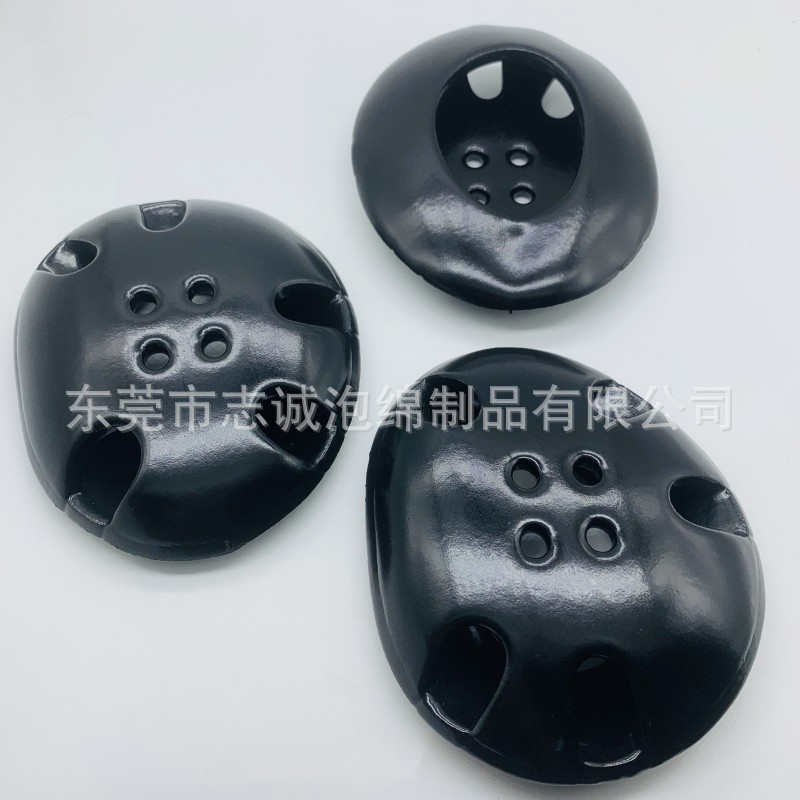 NBR gum dipping wrestling ear protection Jiu Tu ear protection chin cushion Dongguan factory Zhicheng sponge production