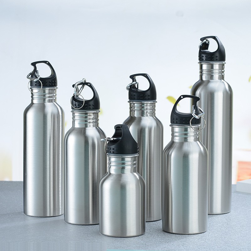 单层运动水杯美式304不锈钢运动杯户外杯健身车载骑行杯便携式