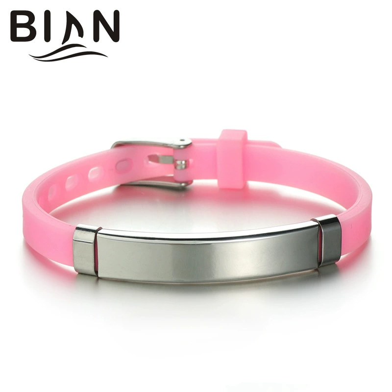 Multicoloured silicone watch, adjustable bracelet stainless steel, Amazon