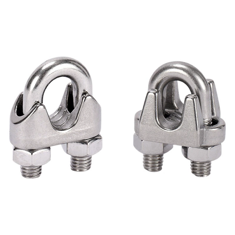 Зажимы из нержавеющей стали 304. Производитель поставляет японские зажимы, модель 741, зажимы для тросов из нержавеющей стали M2-M20.