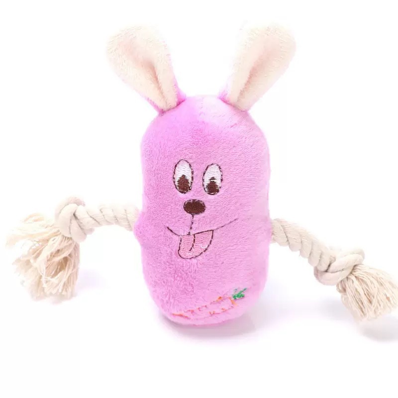 Plush sound knot-purple rabbit (22*14cm, 32g)