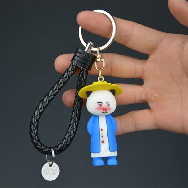 エビキーホルダー漫画ペンダント砂彫刻アニメーションフィギュアトレンディな車の装飾品人形おもちゃモデルアニメーション|undefined