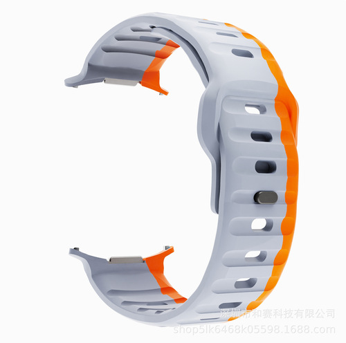 Applicable for Samsung Watch Ultra Wave Detachable Silicone Strap Watch 7654 Step Replacement Wristband