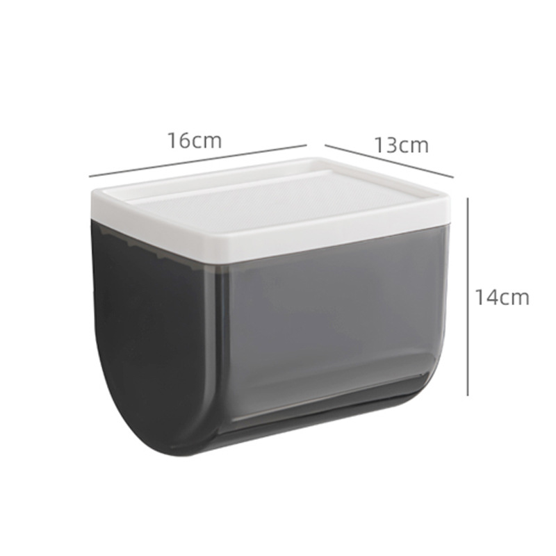 Caja de pañuelos higiénicos ponche libre montado en la pared rollo de papel titular creativo inodoro impermeable caja de pañuelos rack de almacenamiento