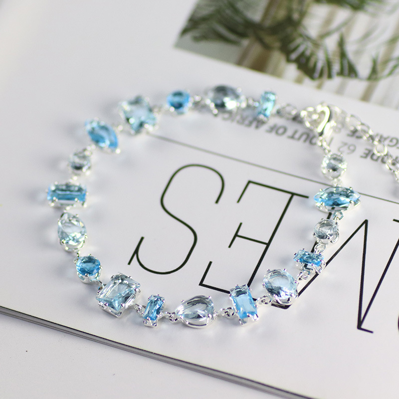 2026 Dopamine Zircon Inlaid Bracelet, Light Luxury Versatile Best Friend Style, Internet Celebrity Hot Item Jewelry Wholesale