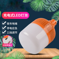 LED充電式電球、夜市や屋台の照明、停電時の非常灯、屋外キャンプ用電球、調光可能