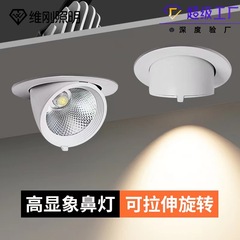 象鼻灯埋め込み式スポットライト卸売りb 2 bスポットライト店舗業務用天井灯牛眼灯普瑞高顕指