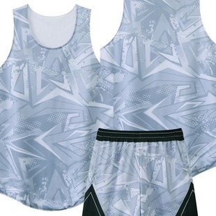 China New American Basketball Suit Men's Performance Quick-drying Vest Competition Training Team Suit Double-sided Jersey Design and Printing