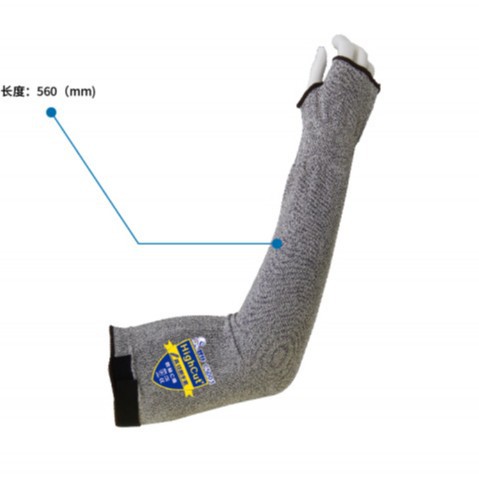Brazo de protección a prueba de cortes de 5 niveles de protección de muñeca a prueba de cortes de protección de seguridad de manga a prueba de cortes de pulsera a prueba de perforación