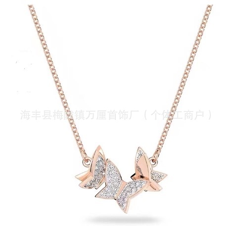 蝴蝶白钻【玫瑰金色】