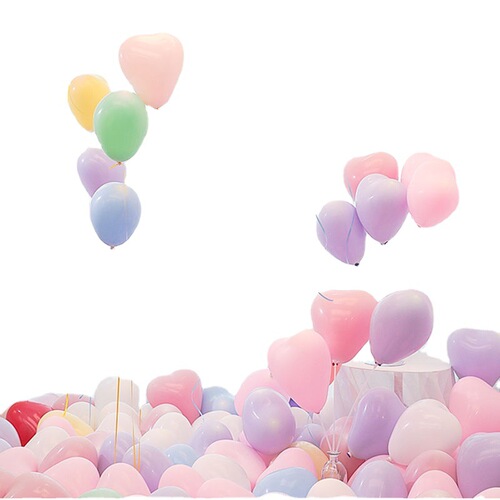 Heart-shaped macaron balloons wholesale wedding decoration birthday party proposal confession scene decoration love balloons
