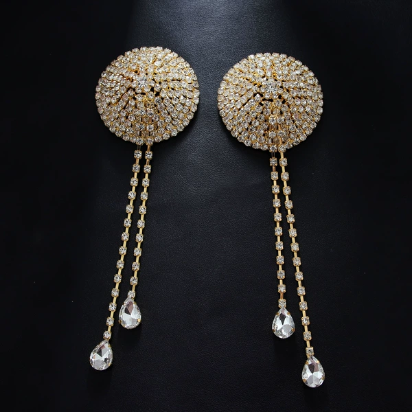 Golden-Rhinestone Milk Sticker