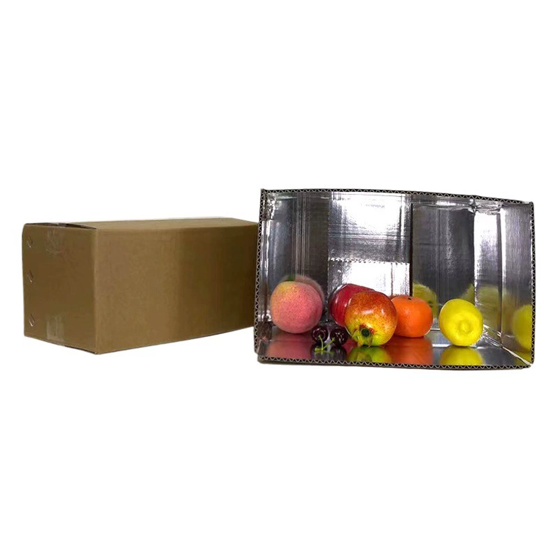 Холодовая цепь алюминиевая фольга изоляционная коробка Водонепроницаемая пленка коробка замороженные продукты Экспресс-коробка оптом Пена Замена Коробки