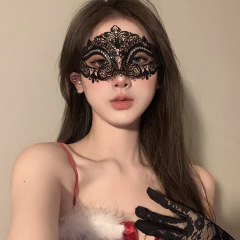 黒の女王の透かし彫りマスク仮面舞踏会の化粧舞踏会のマスク