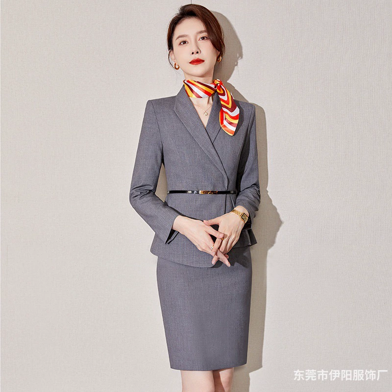 Высококачественный профессиональный костюм, женский темперамент, Модный высококачественный пригородный медицинский салон красоты, отдел продаж, банковская рабочая одежда, осень