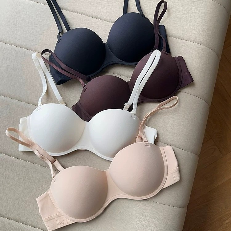 Venta directa de fábrica comercio electrónico transfronterizo Sudeste de Asia Vietnam Tailandia damas sin costuras sujetador de recogida lateral cómodo
