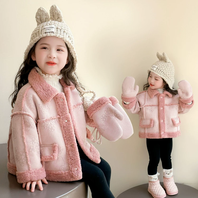(Cross-border trading), children's velvet warm down jacket, children's clothing