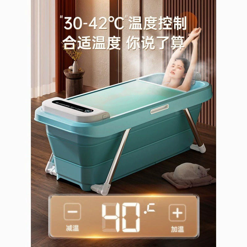 Rectangular bath product full body for bathing, tub, keeps constant temperature