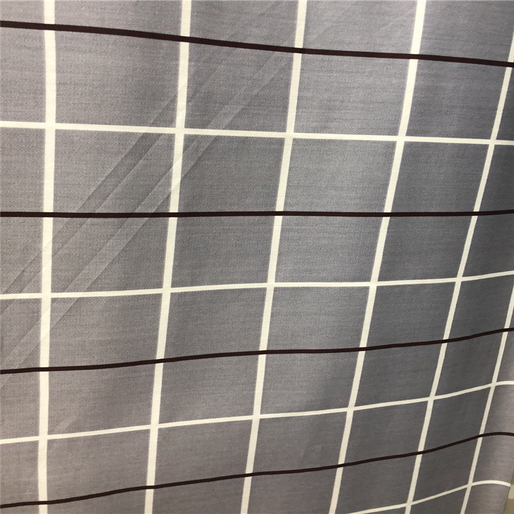 供应纯棉仿活性印花斜纹格子  宽幅 学校床品套件  适合居家使用