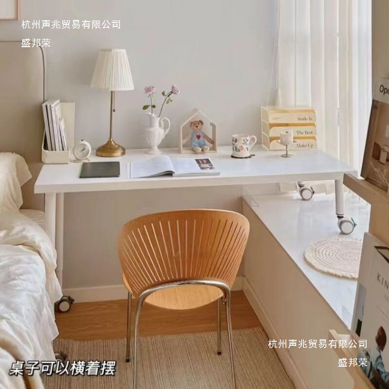 Manufacturer Window Table Bay Window Computer Table Bedroom Window Sill L-Shaped Desktop Student Writing Balcony Long and Short Leg Bay Window Table