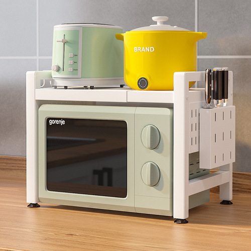 Kitchen rack microwave oven rack pot rice cooker household multi-functional double-layer countertop storage bracket