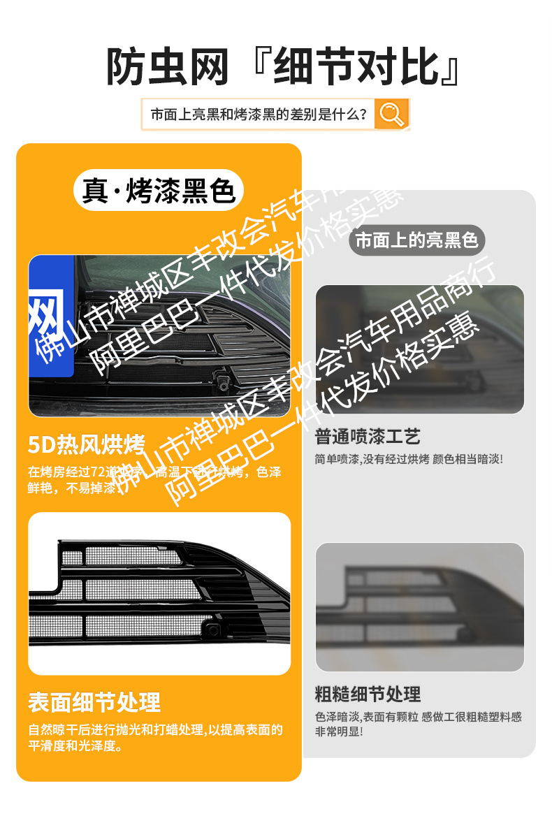 Suitable for Geely Emgrand Integrated Welded Car Insect-Proof Net, Front Grille, Special Modified Car Accessories