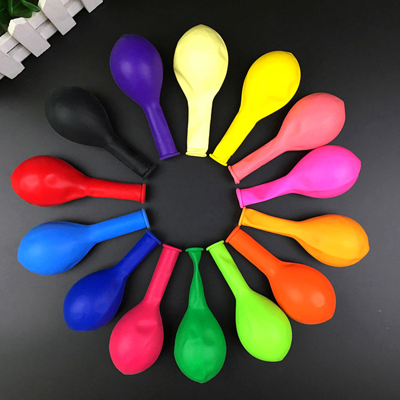 Transfronterizo al por mayor de 12 pulgadas de 3,2g de espesor de látex mate globo fiesta decoración de la boda globo mate