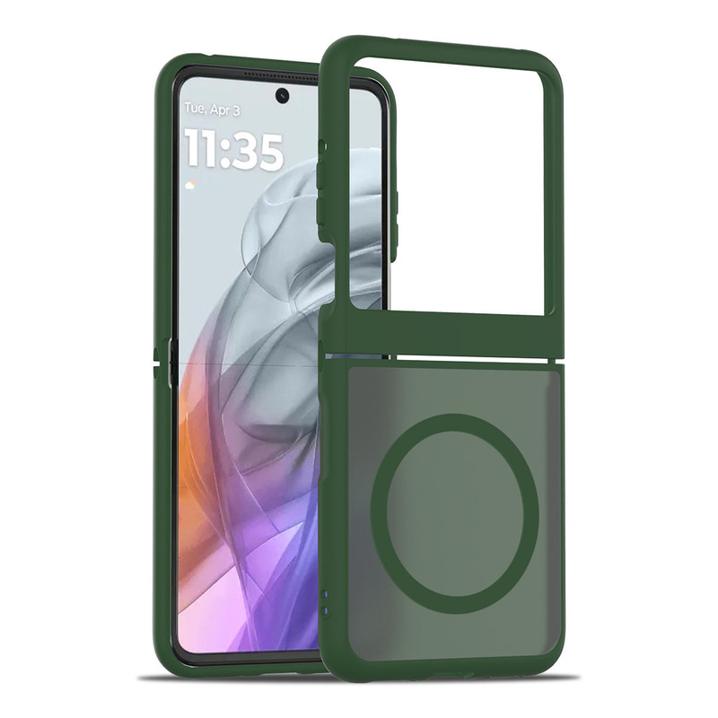 Motorola Razr 60 Ultra 肌に優しいつや消し携帯電話ケース Zflip7 強力な磁気 magsafe 保護カバーに適しています。|undefined