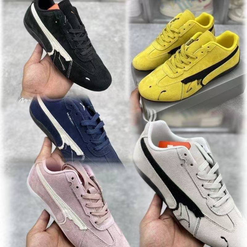 2025 Co-Branded Paris Korean Actress Pm Racing Same Style Sports and Casual Shoes New Low-Cut Men's and Women's Forrest Gump Shoes